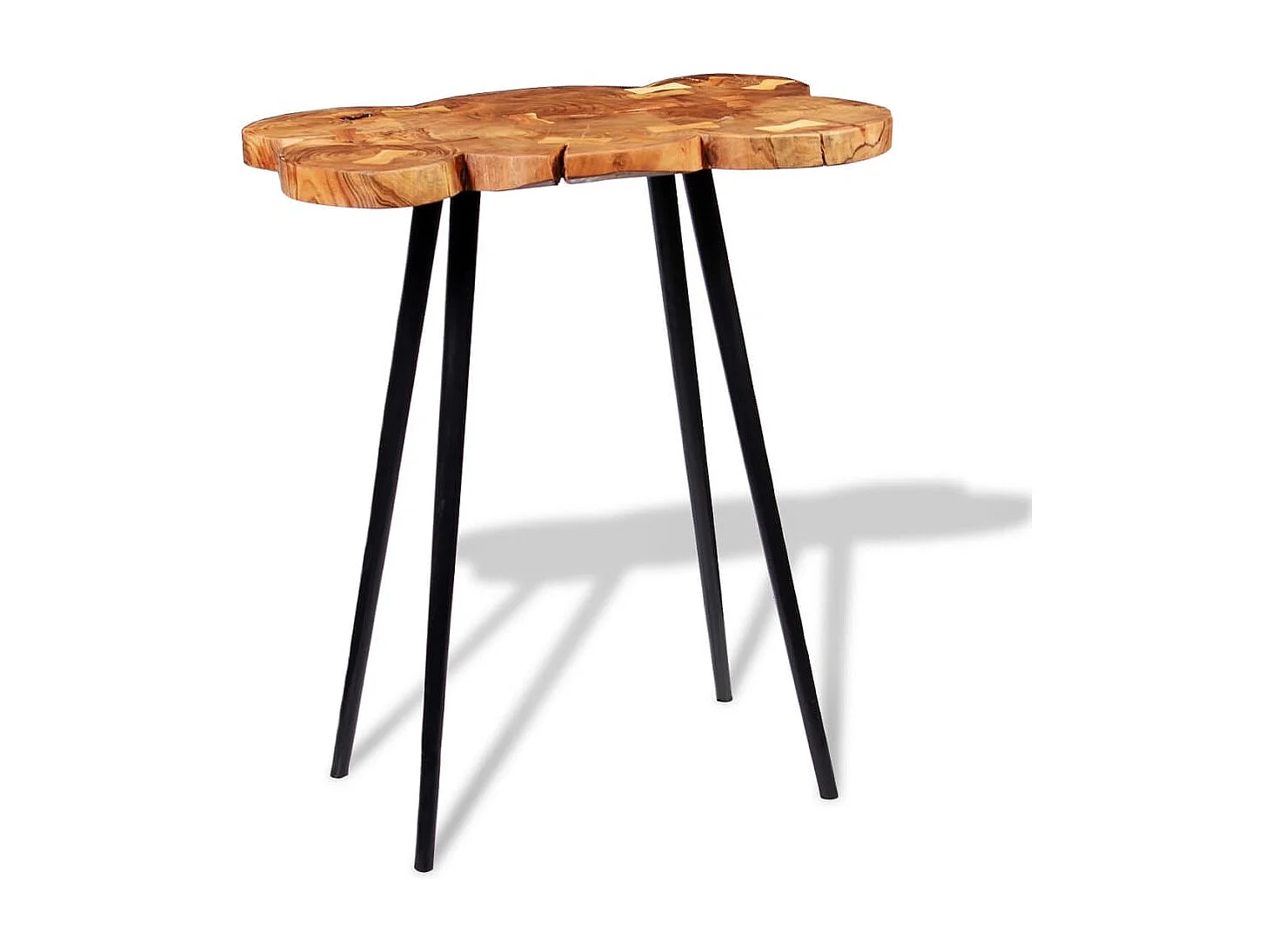 Table de bar Bois d'acacia massif 90x60x110 cm