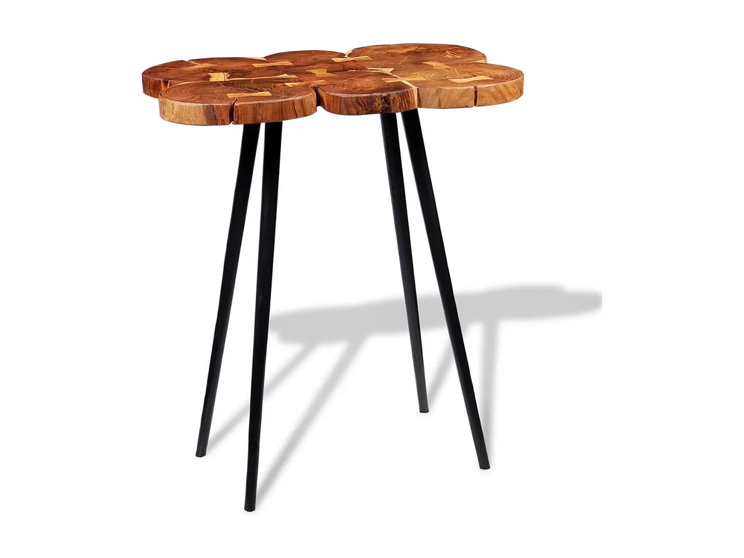 Table de bar Bois d'acacia massif 90x60x110 cm