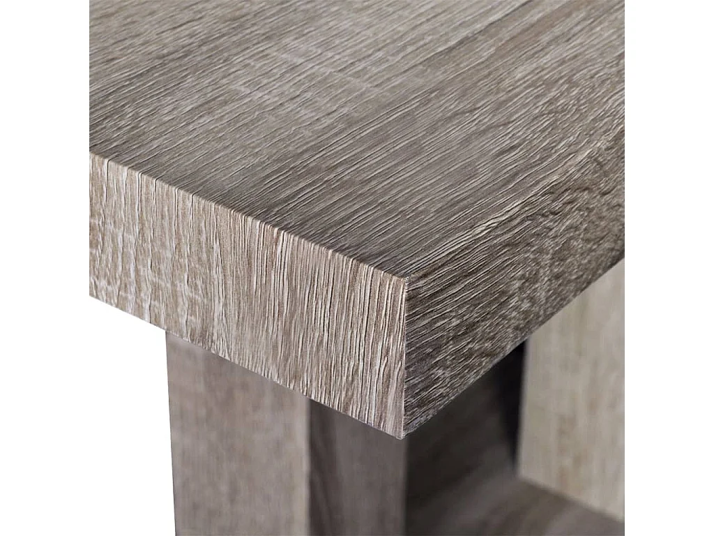 Table de salle à manger MDF Aspect de chêne