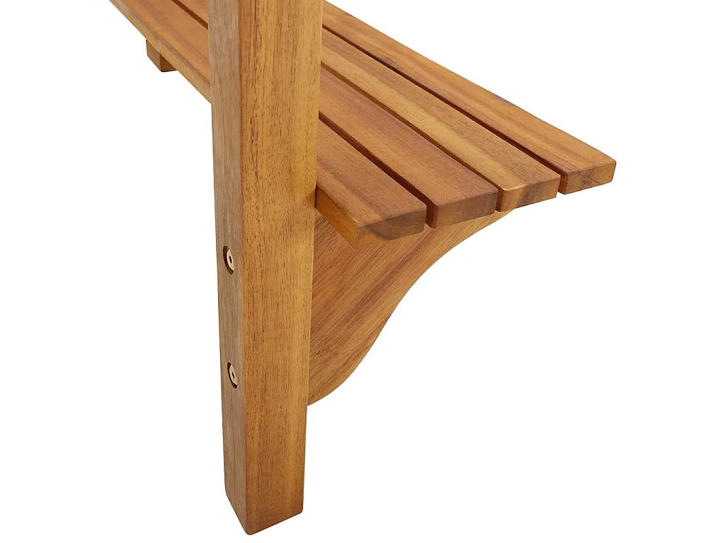 Table de bar de balcon 90x37x122,5 cm Bois d'acacia massif