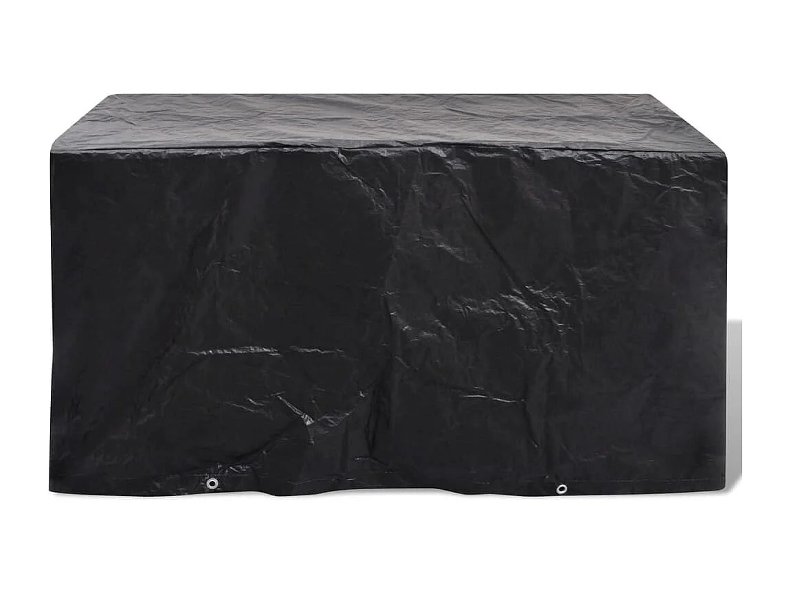 Housse de salon de jardin 8 œillets 180x70x90 cm