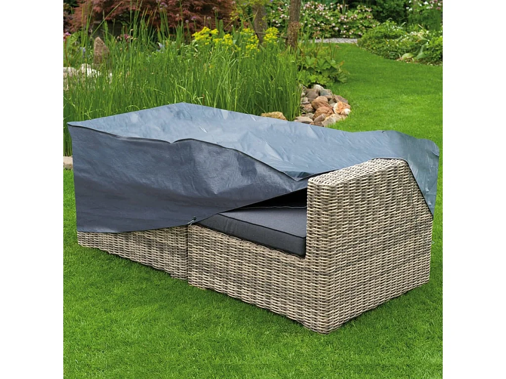 Tuinmeubelhoes voor tweepersoonsligbedden 170x90x60 cm