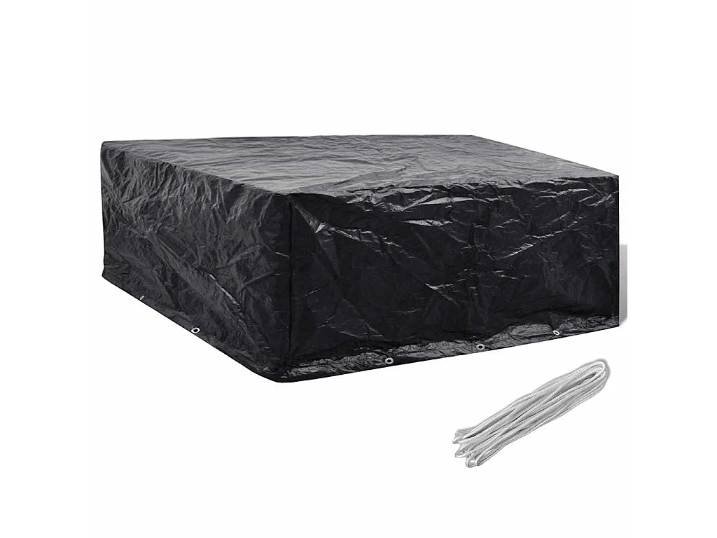 Tuinmeubelhoes met 10 oogjes 260x260x90 cm