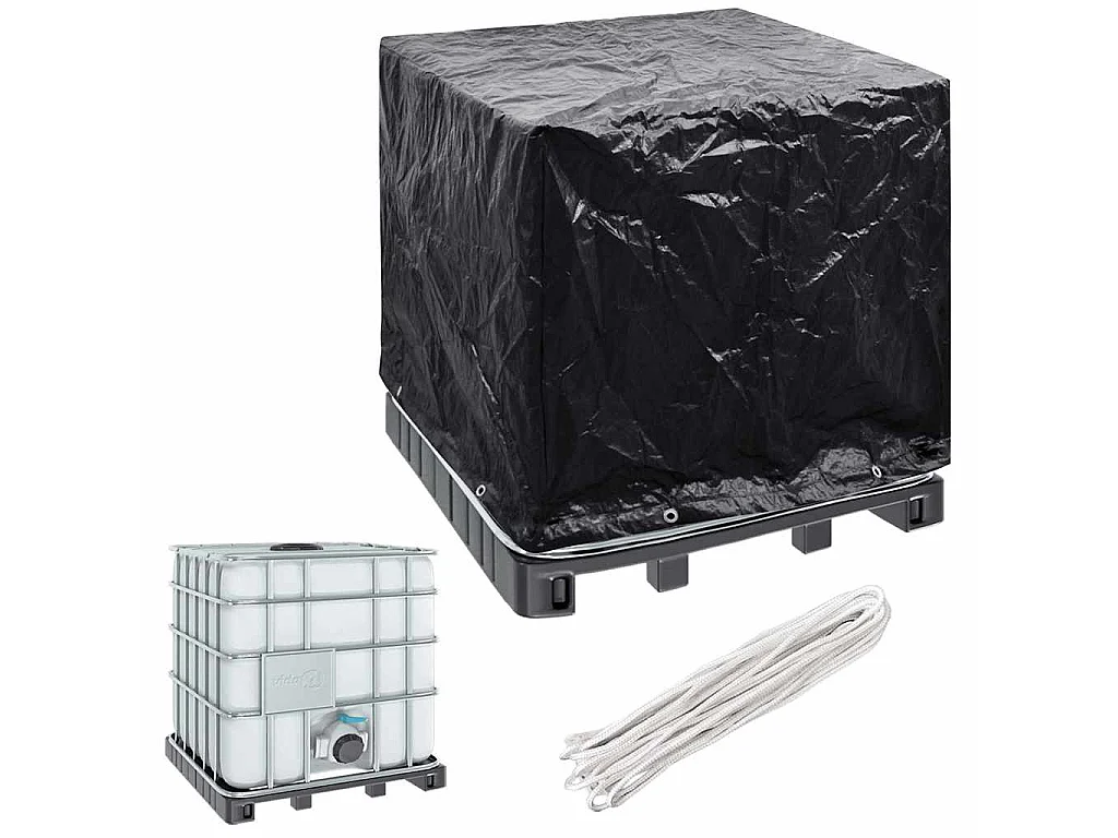 Telo di Copertura per Contenitore IBC 8 Occhielli 116x100x120cm