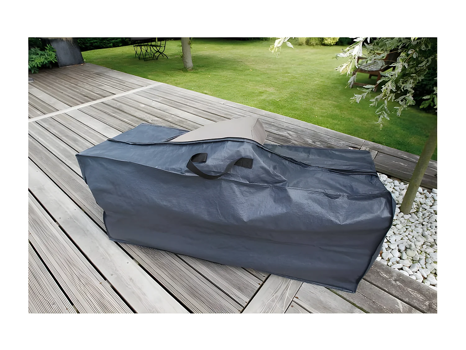 Nature Schutzhülle für Outdoor-Kissen 128x57x37 cm