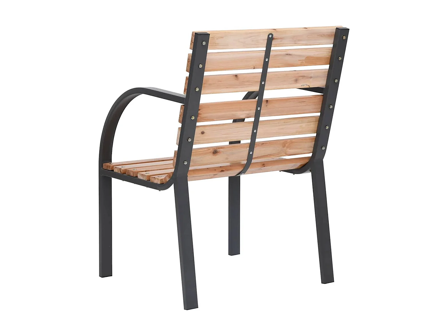 Chaises de jardin lot de 2 Bois de sapin massif