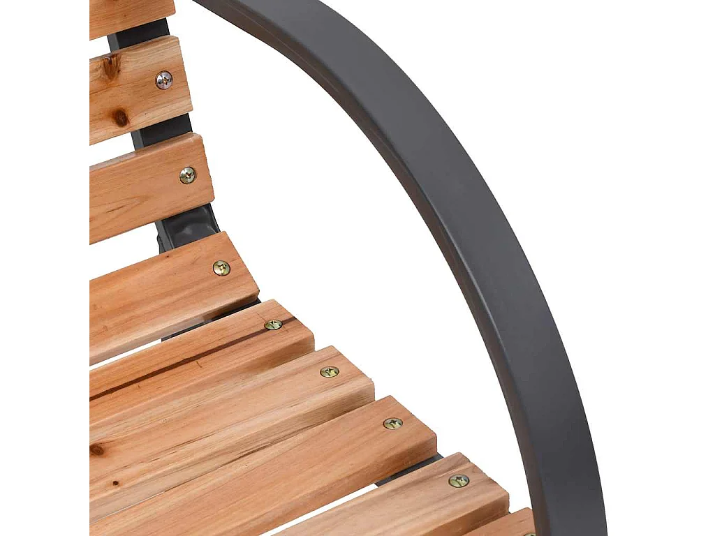 Chaises de jardin lot de 2 Bois de sapin massif