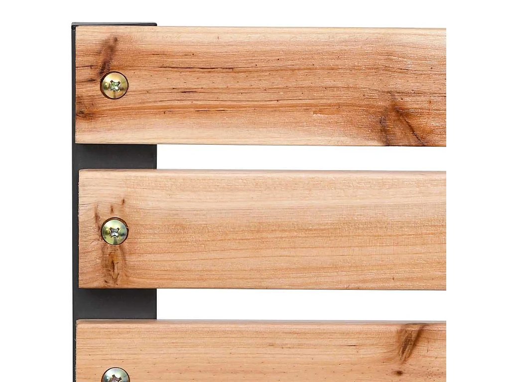 Chaises de jardin lot de 2 Bois de sapin massif