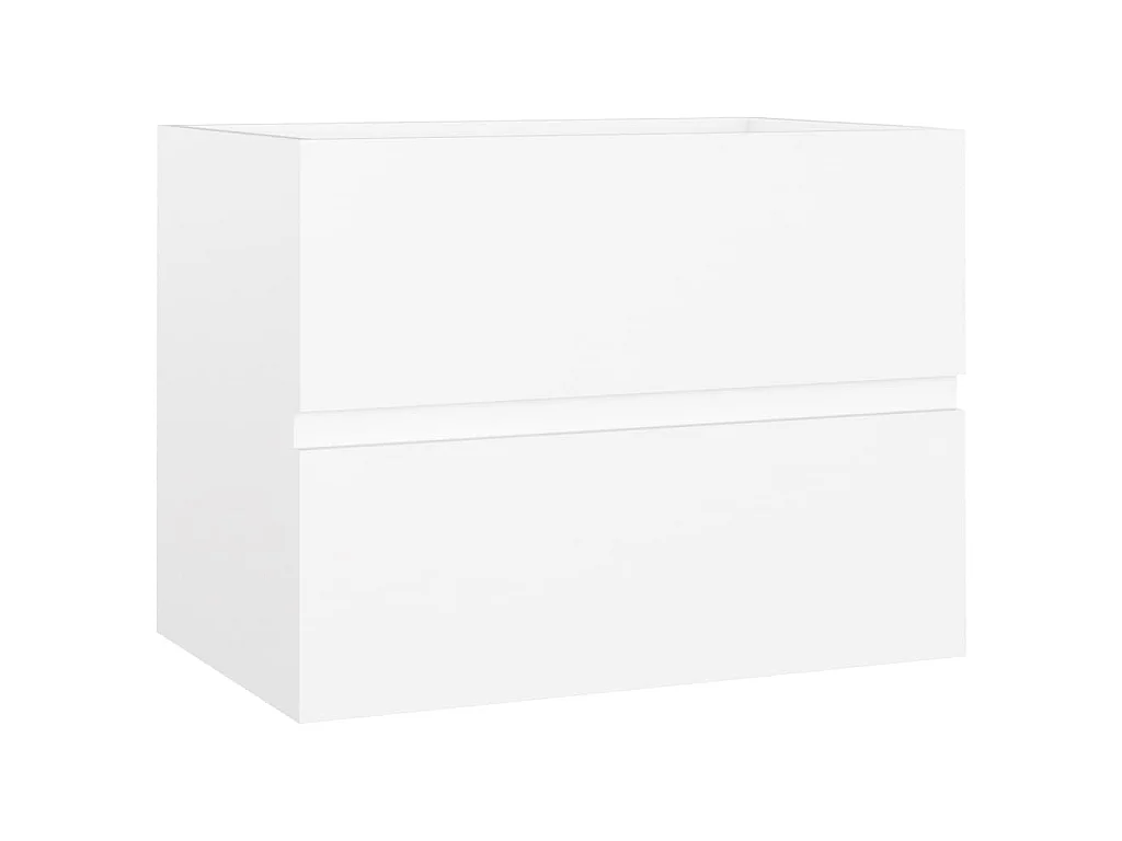 Armoire d'évier Blanc 60x38,5x45 cm Bois d’ingénierie