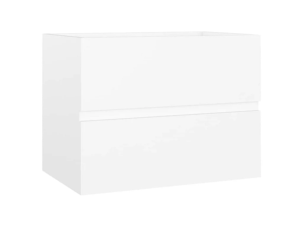 Armoire d'évier Blanc 60x38,5x45 cm Bois d’ingénierie
