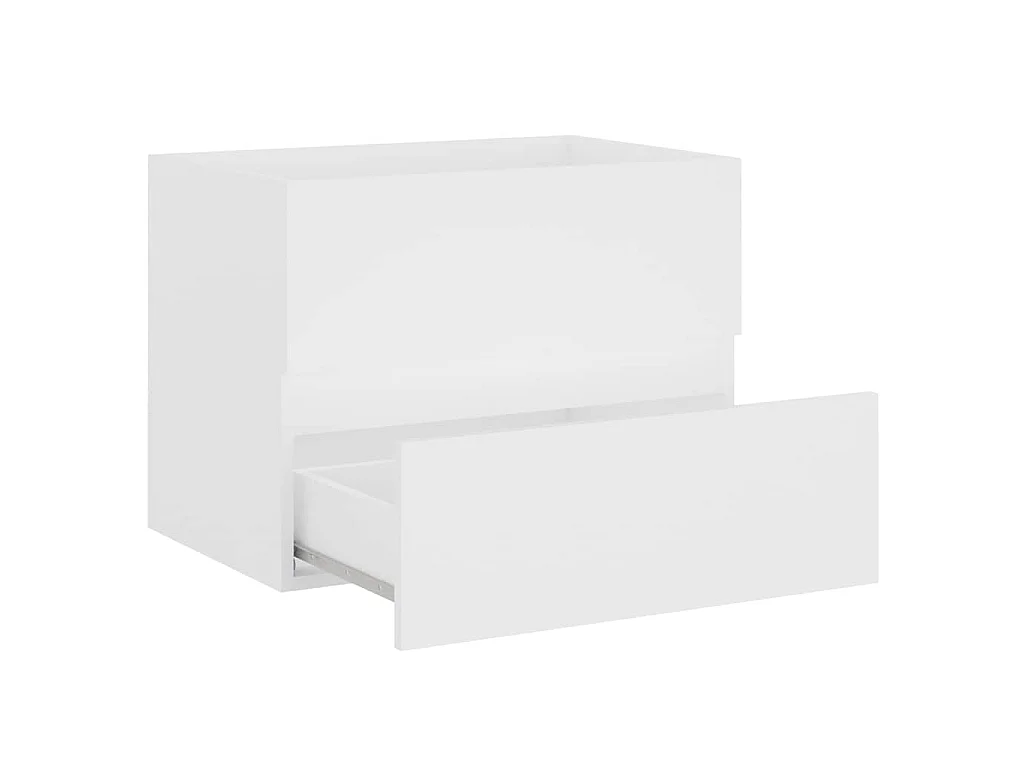 Armoire d'évier Blanc 60x38,5x45 cm Bois d’ingénierie