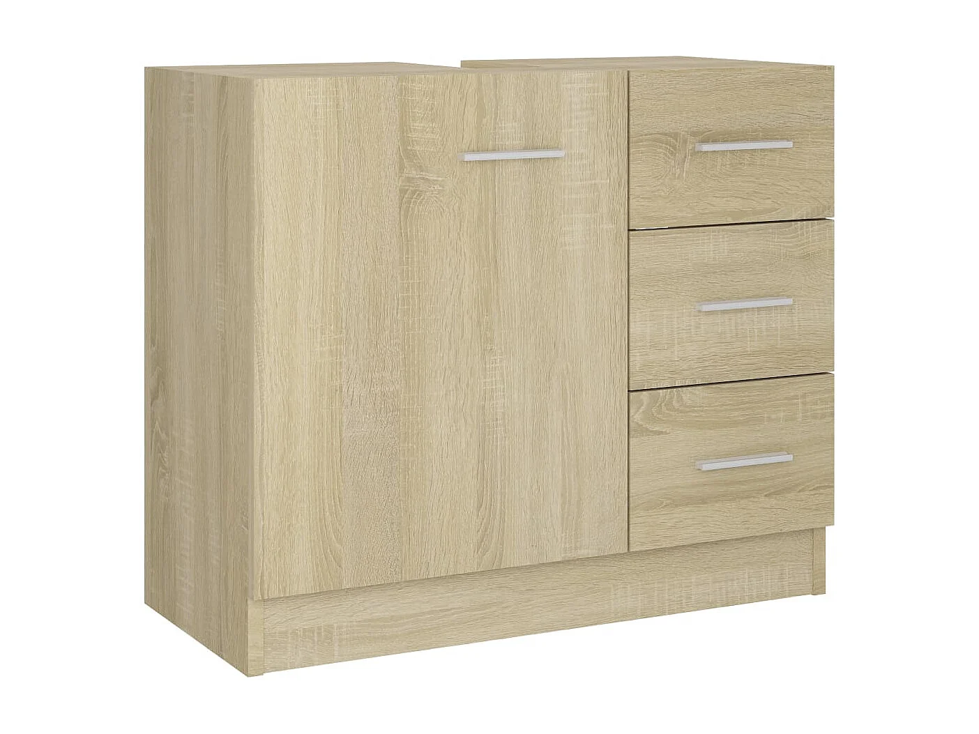 Armoire d'évier Chêne sonoma 63x30x54 cm Bois d'ingénierie