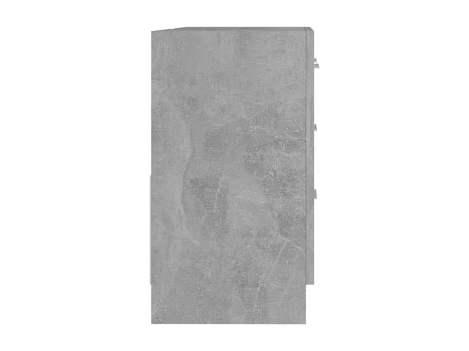 Armoire d'évier Gris béton 63x30x54 cm Bois d'ingénierie