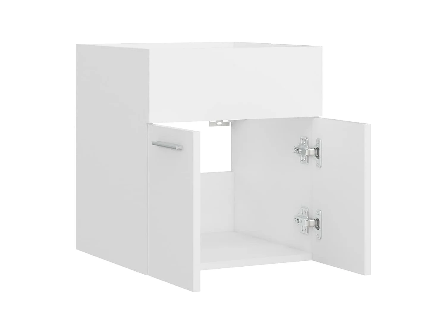 Armoire d'évier Blanc 41x38,5x46 cm Bois d’ingénierie