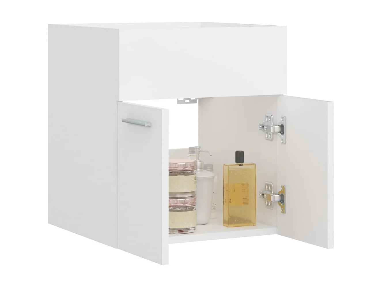 Armoire d'évier Blanc 41x38,5x46 cm Bois d’ingénierie