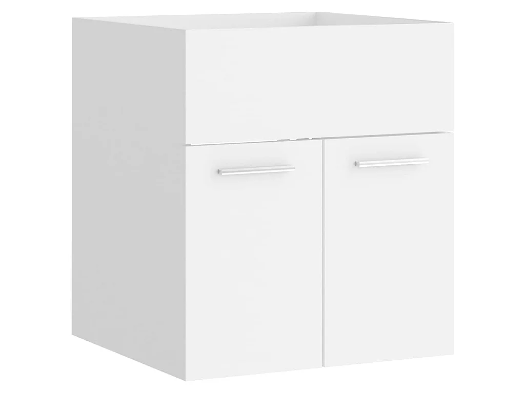 Armoire d'évier Blanc 41x38,5x46 cm Bois d’ingénierie
