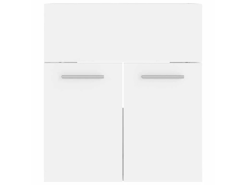 Armoire d'évier Blanc 41x38,5x46 cm Bois d’ingénierie