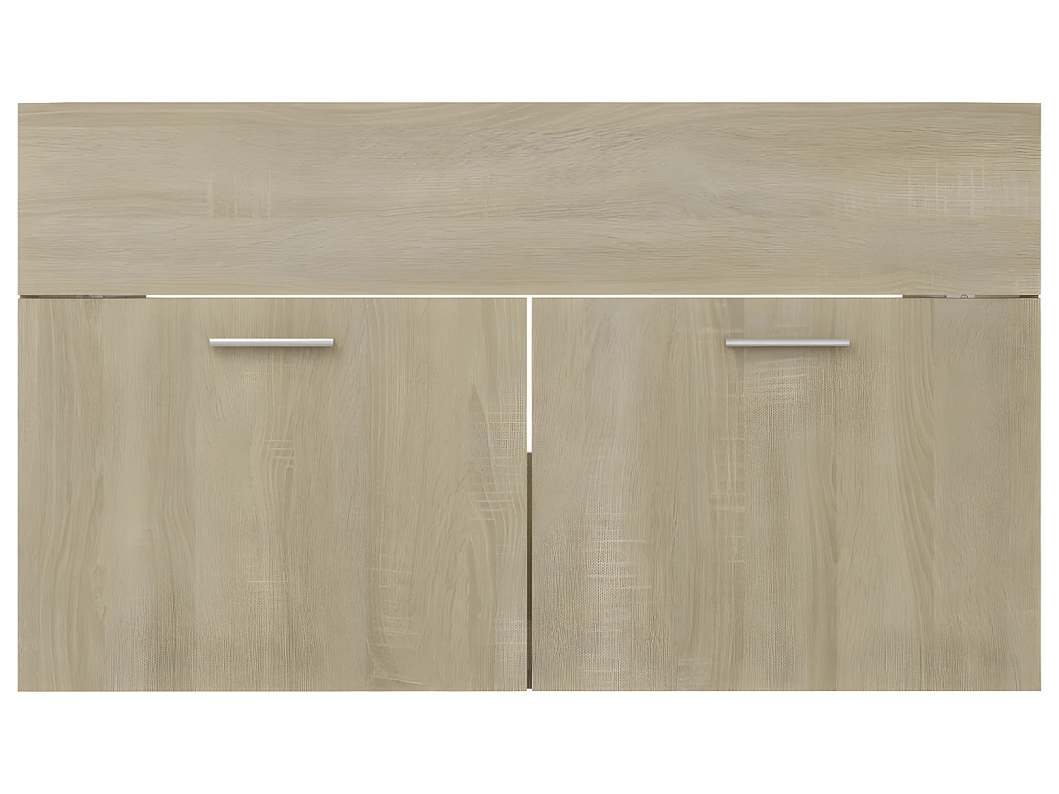 Armoire d'évier Chêne sonoma 80x38,5x46 cm Bois d’ingénierie