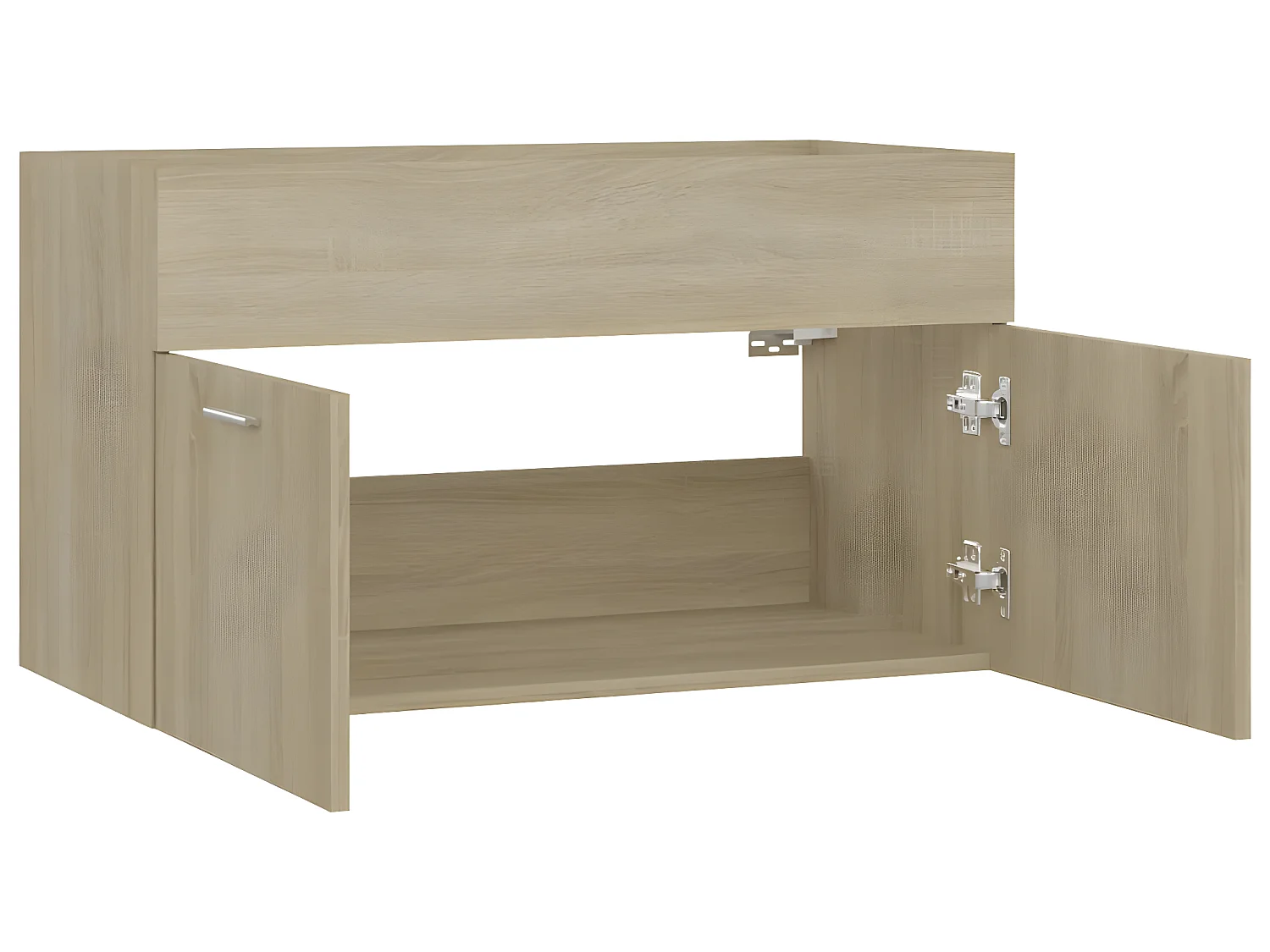 Armoire d'évier Chêne sonoma 80x38,5x46 cm Bois d’ingénierie