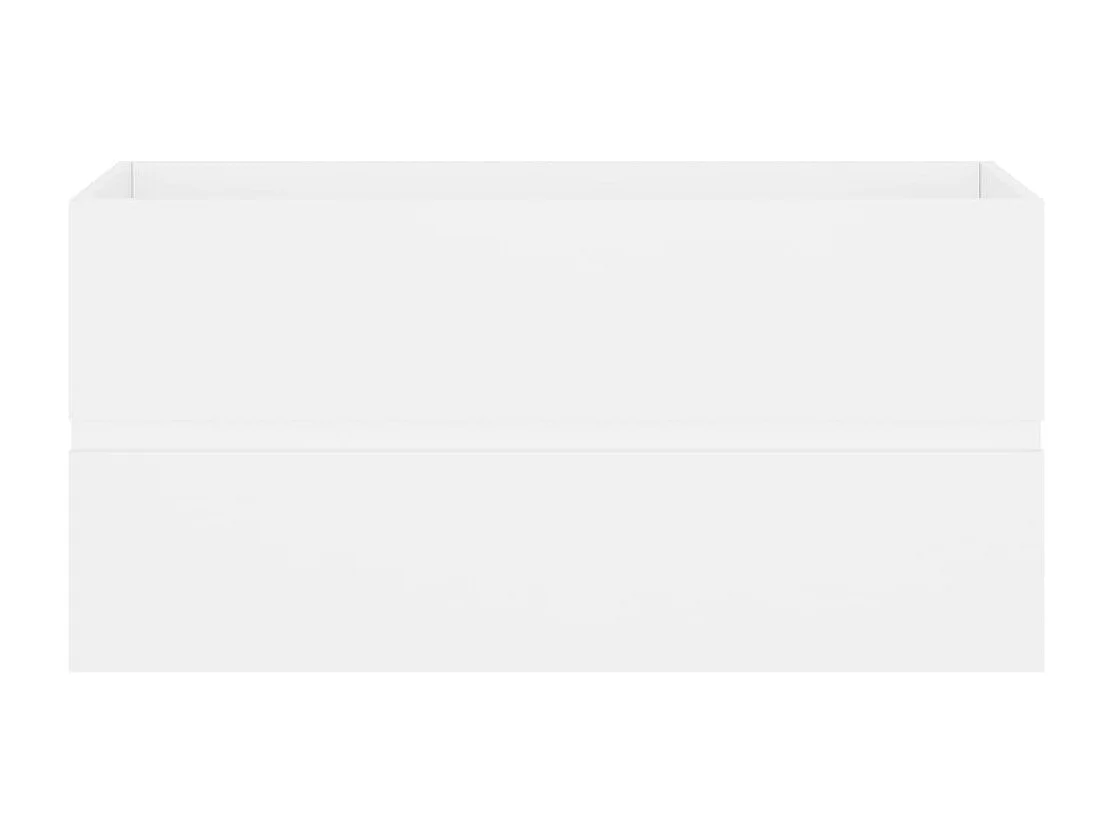 Armoire d'évier Blanc 90x38,5x45 cm Bois d'ingénierie