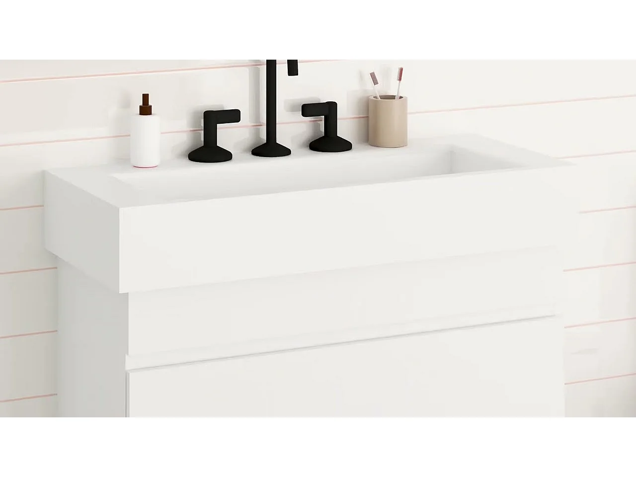 Armoire d'évier Blanc 90x38,5x45 cm Bois d'ingénierie