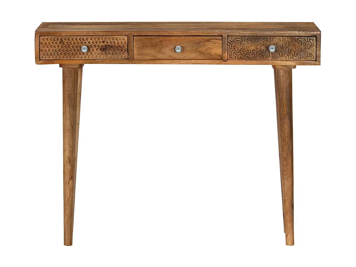 Table console Bois de manguier massif 102x30x79 cm