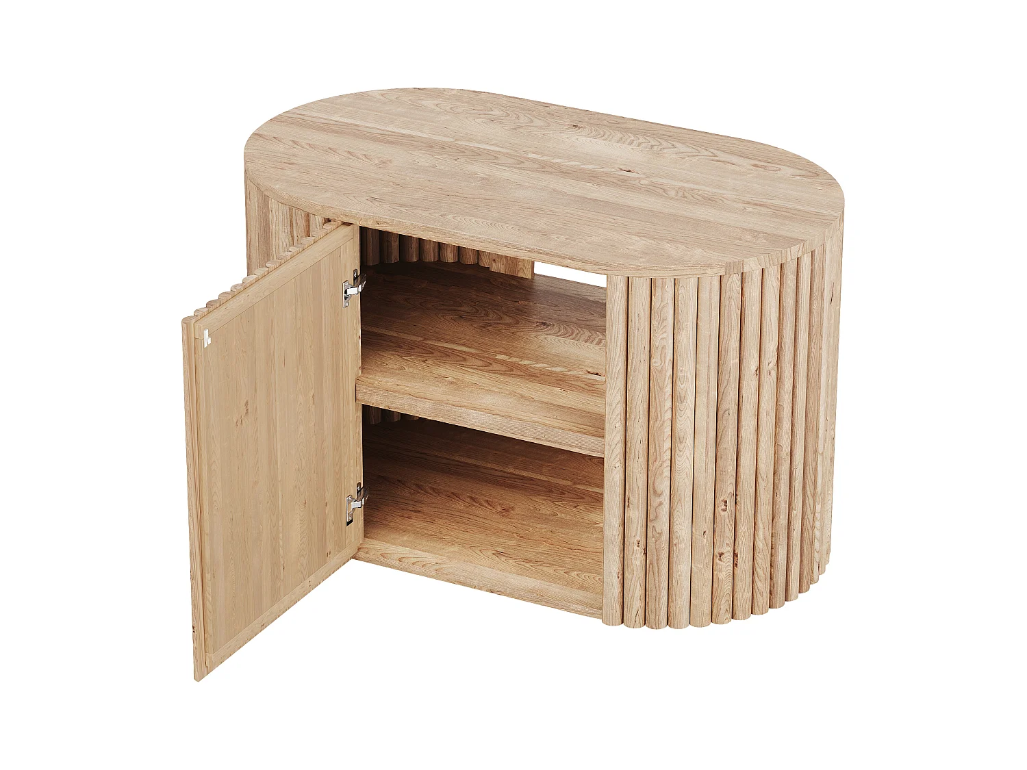 Meuble sous vasque suspendu en teck - 90 cm - TOWARI