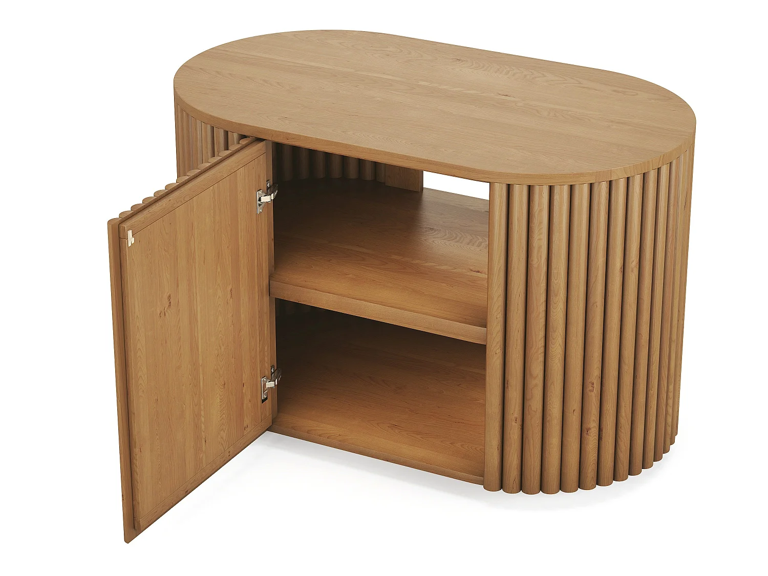 Meuble sous vasque suspendu en teck - 90 cm - TOWARI