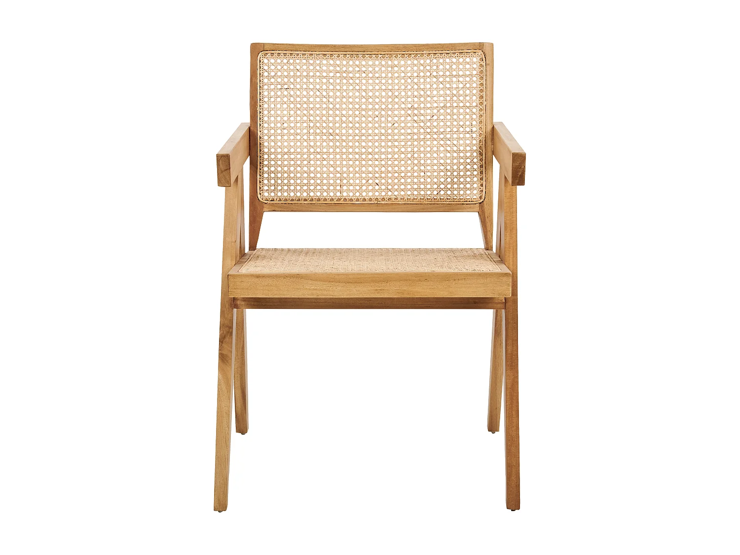 Silla de comedor WESTBROOK Caoba Madera clara