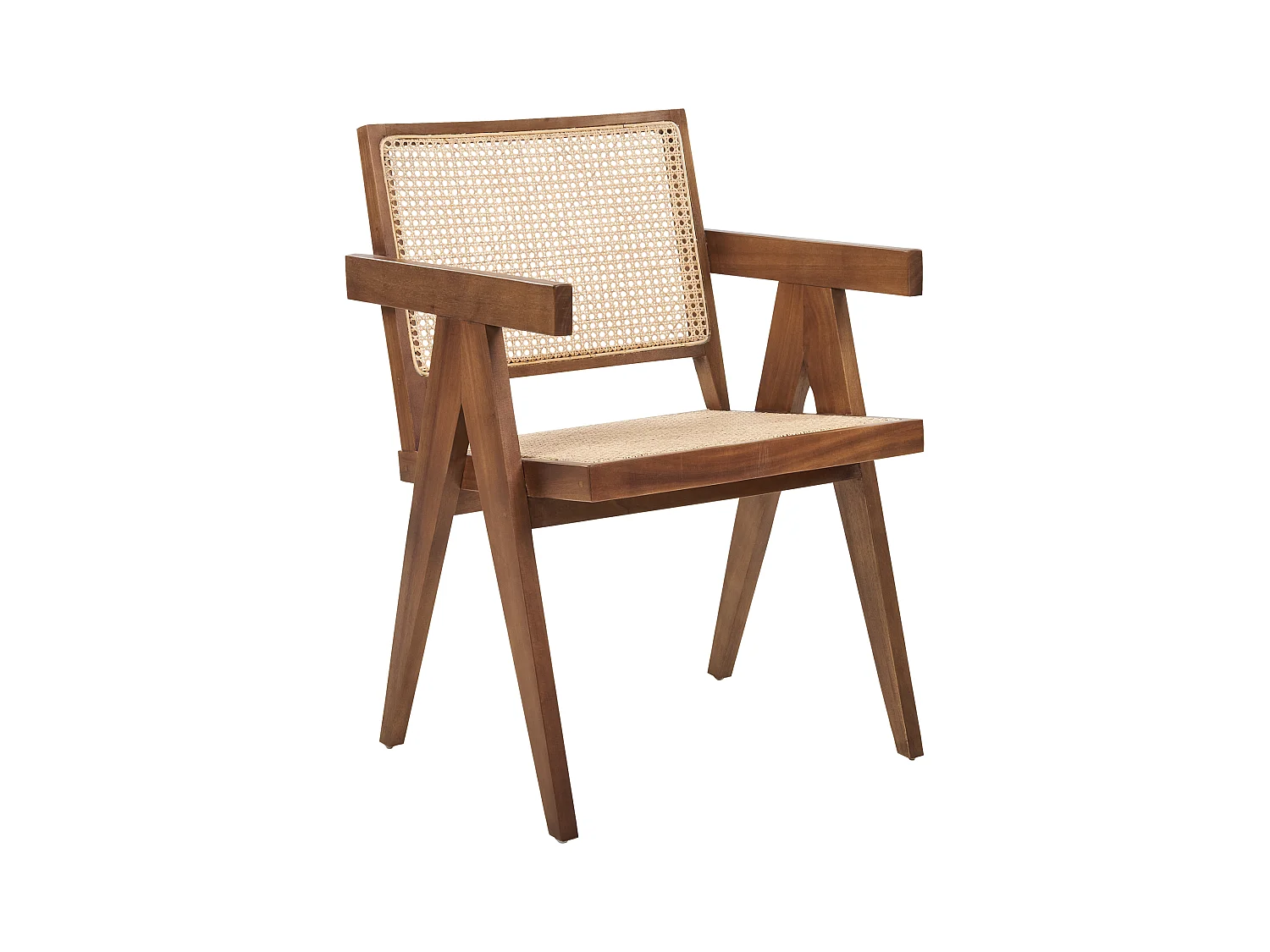Chaise de salle à manger WESTBROOK Bois d'acajou Marron foncé