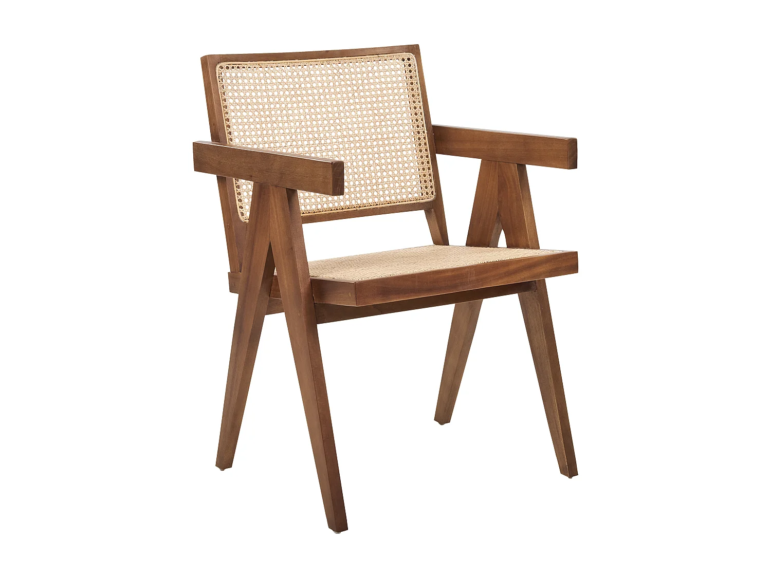 Chaise de salle à manger WESTBROOK Bois d'acajou Marron foncé
