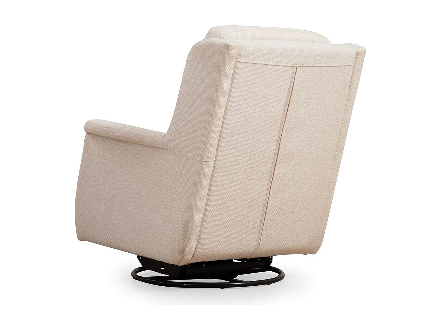 Poltrona Elegante, Branca, 100 cm x 100 cm x 82 cm | Estrutura em madeira de faia e aglomerado, 100% poliéster, lavável a seco | Elegante e funcional