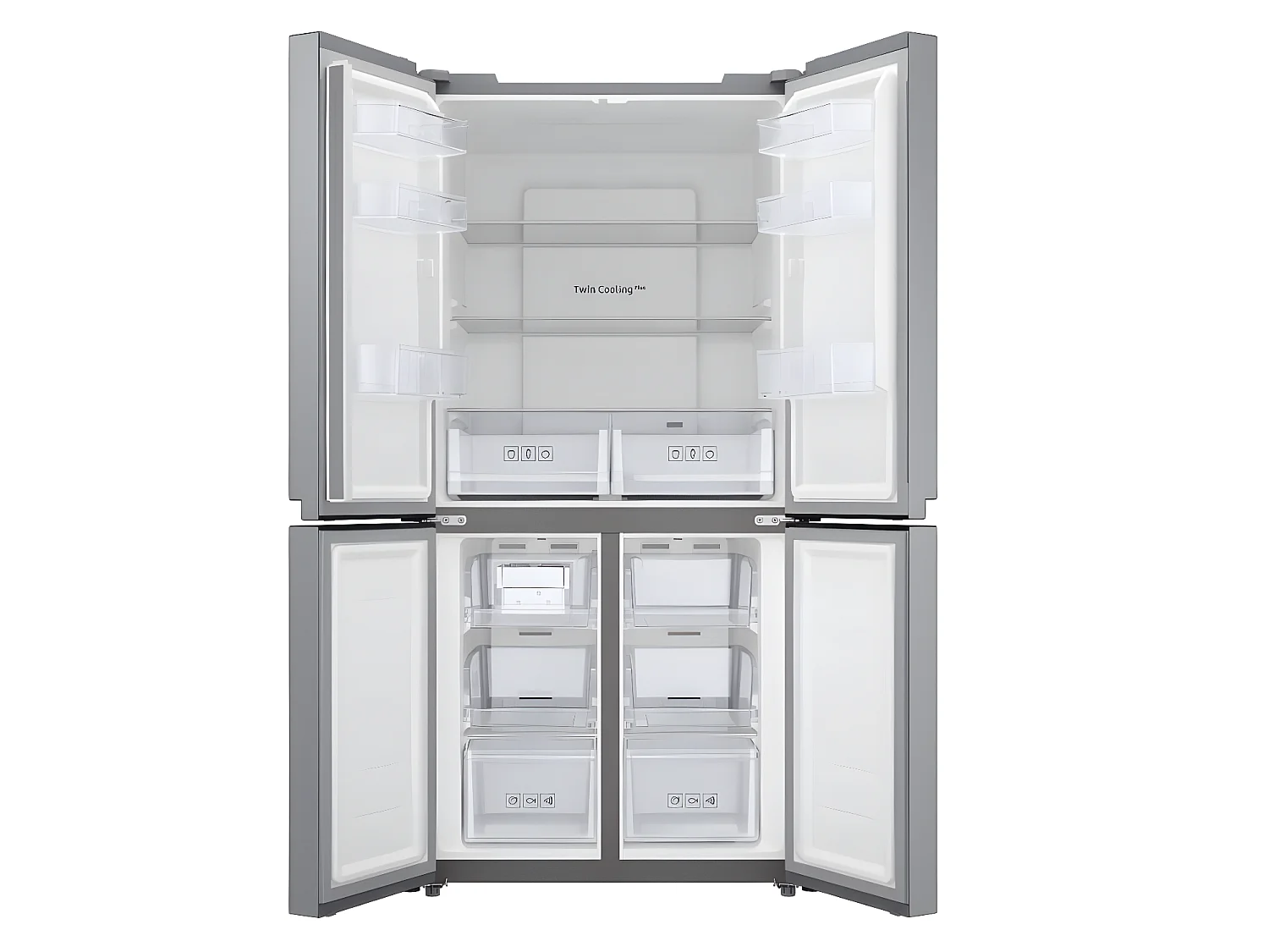 Samsung Réfrigérateur américain  91cm 488l nofrost inox - RF48A400EM9