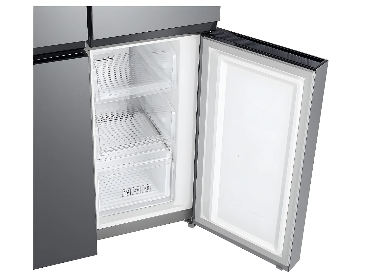 Samsung Réfrigérateur américain  91cm 488l nofrost inox - RF48A400EM9