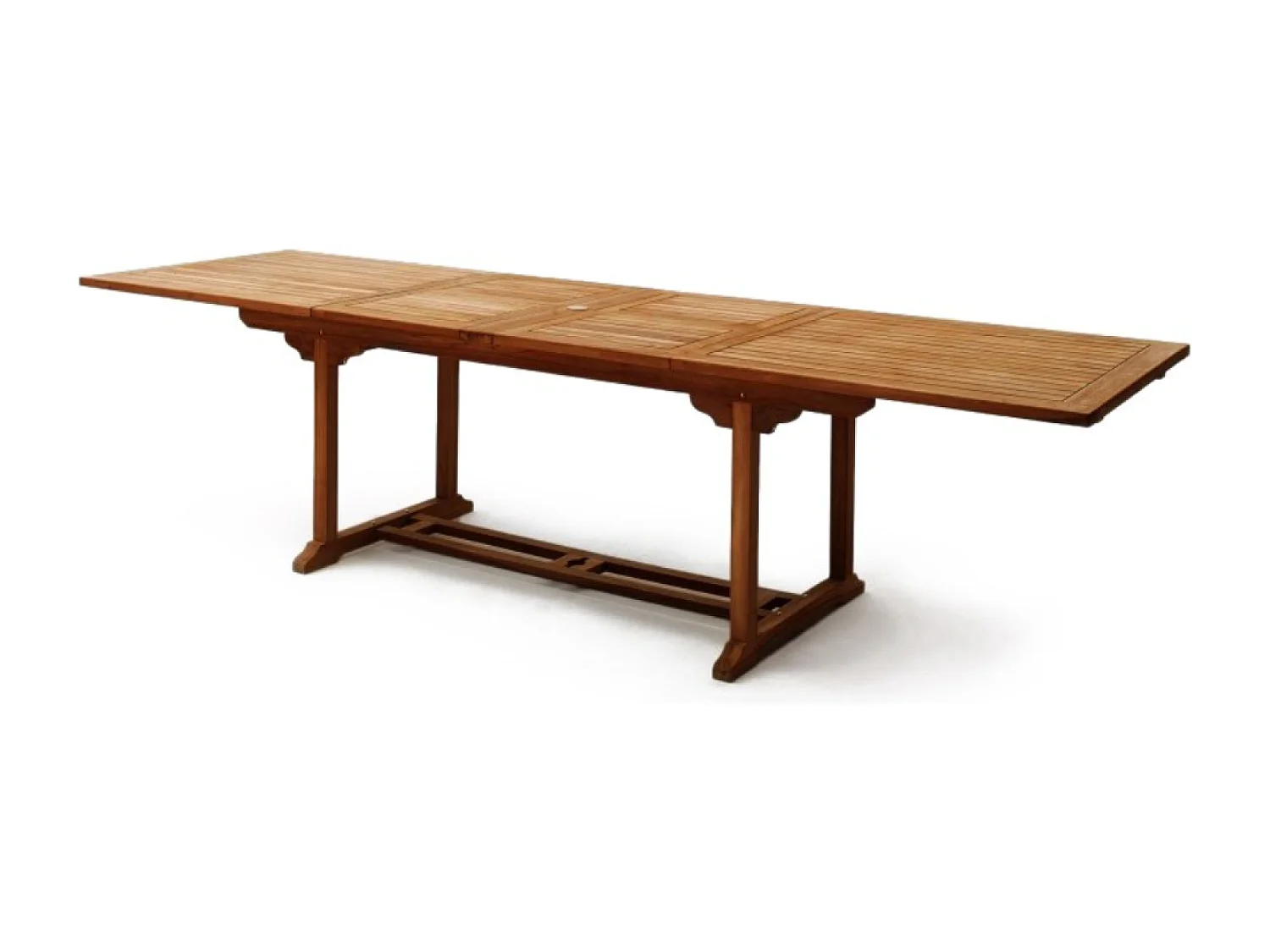 Conjunto de jardín 10 plazas de madera de teca, mesa rectangular LUBOK