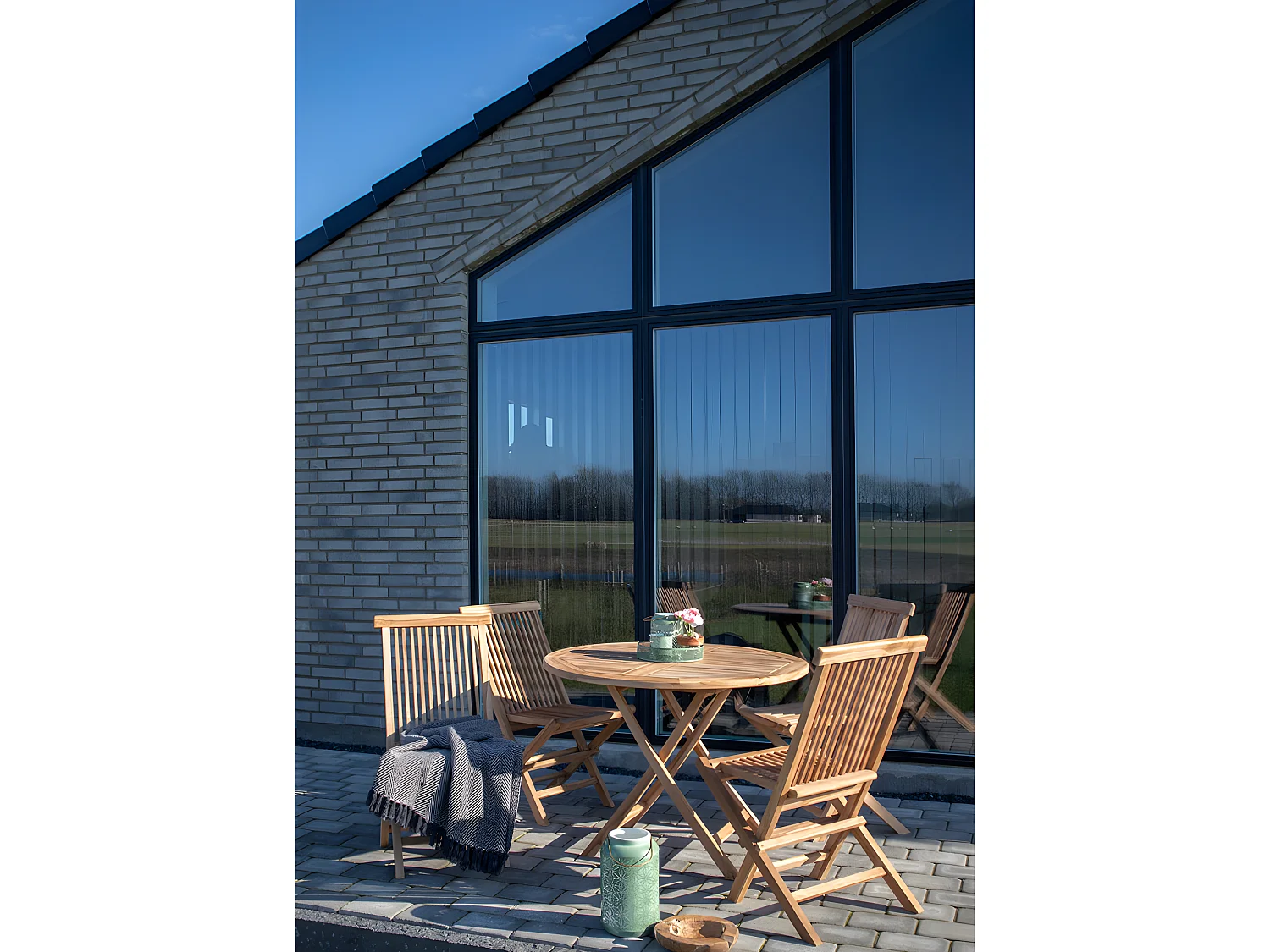 Torad Chaise de jardin en teck massif.