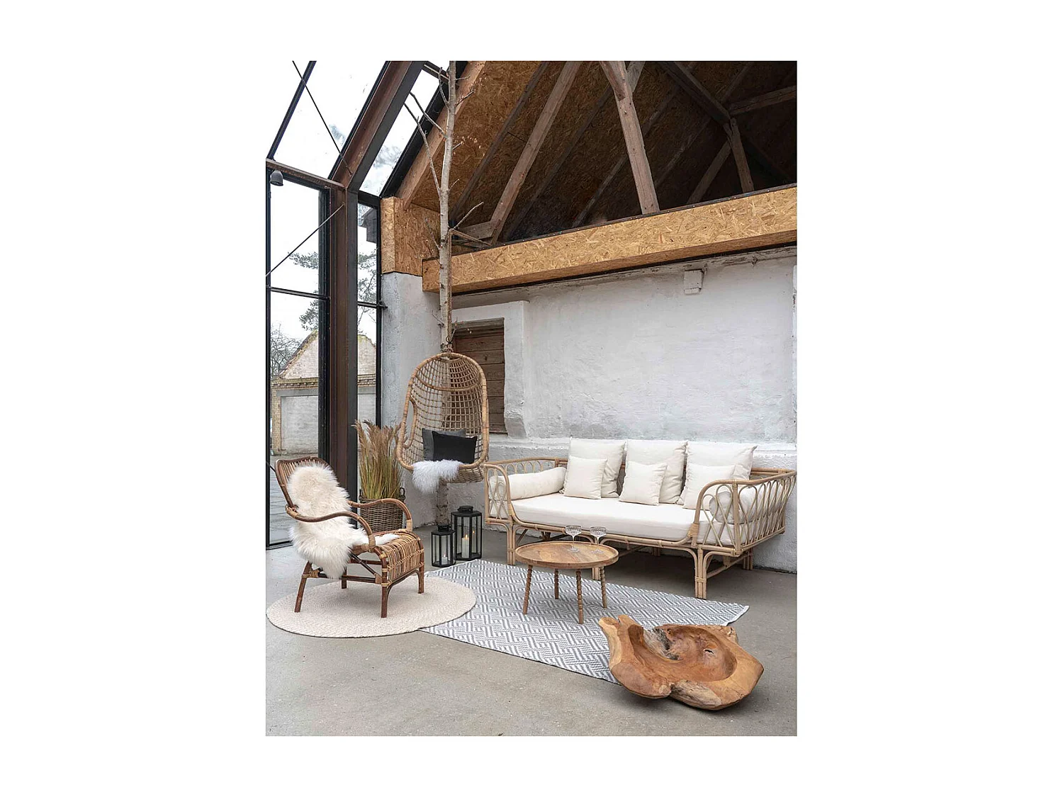 Jasper Table basse, teinte naturelle.