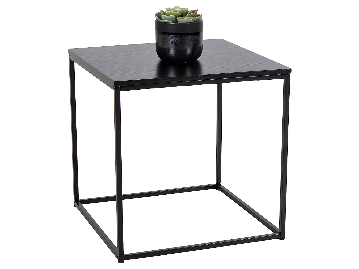 Viggo Table basse d'angle noir.