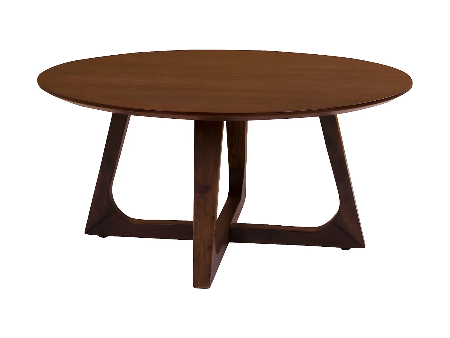 Hello Table basse en imitation noyer.