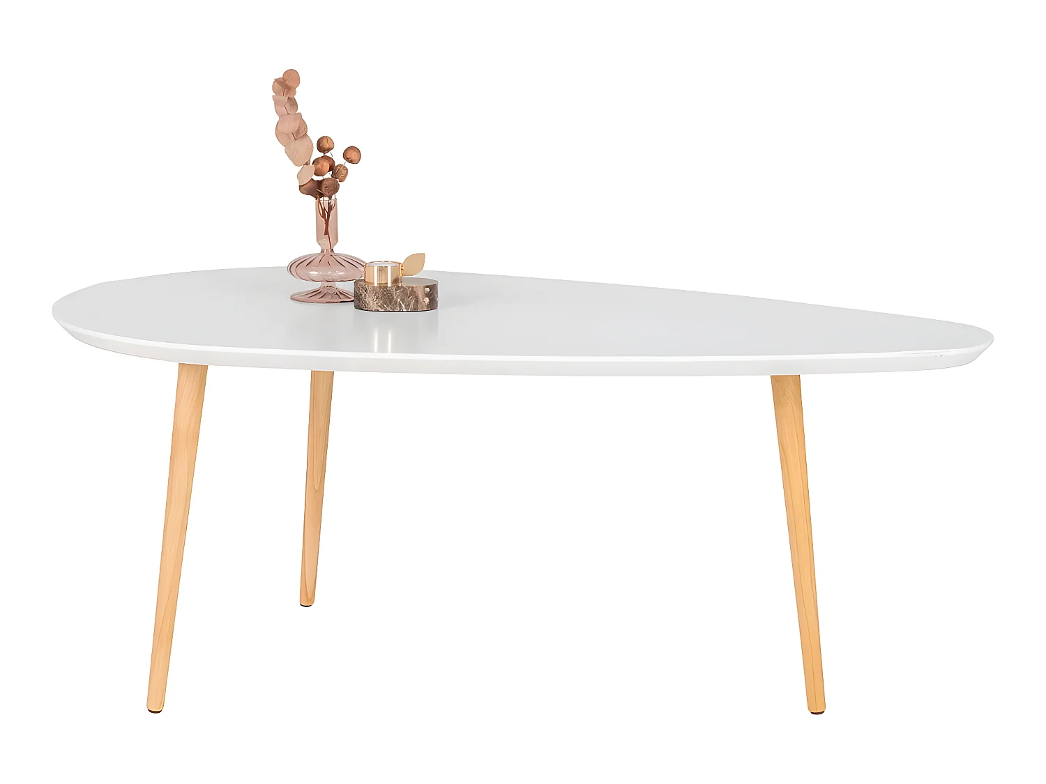 Vado salontafel 60x110x45cm wit.