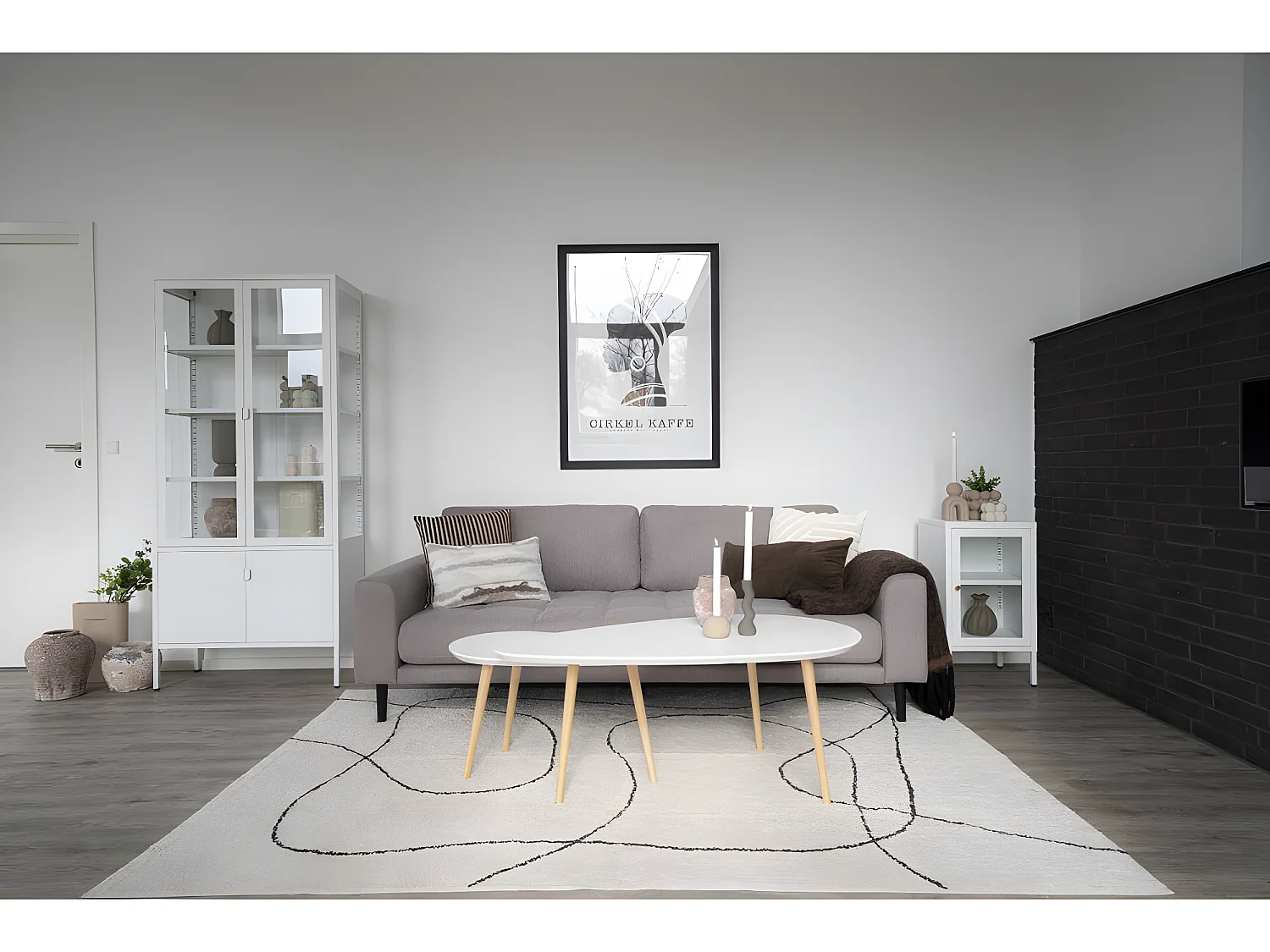 Vado salontafel 60x110x45cm wit.