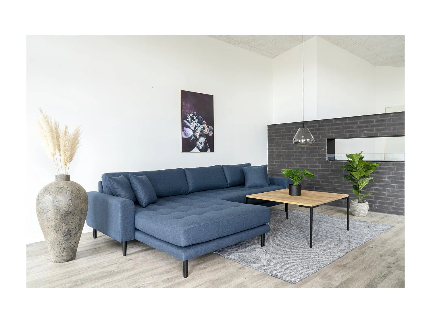 Lugano Table basse 90x90 cm, chêne huilé.