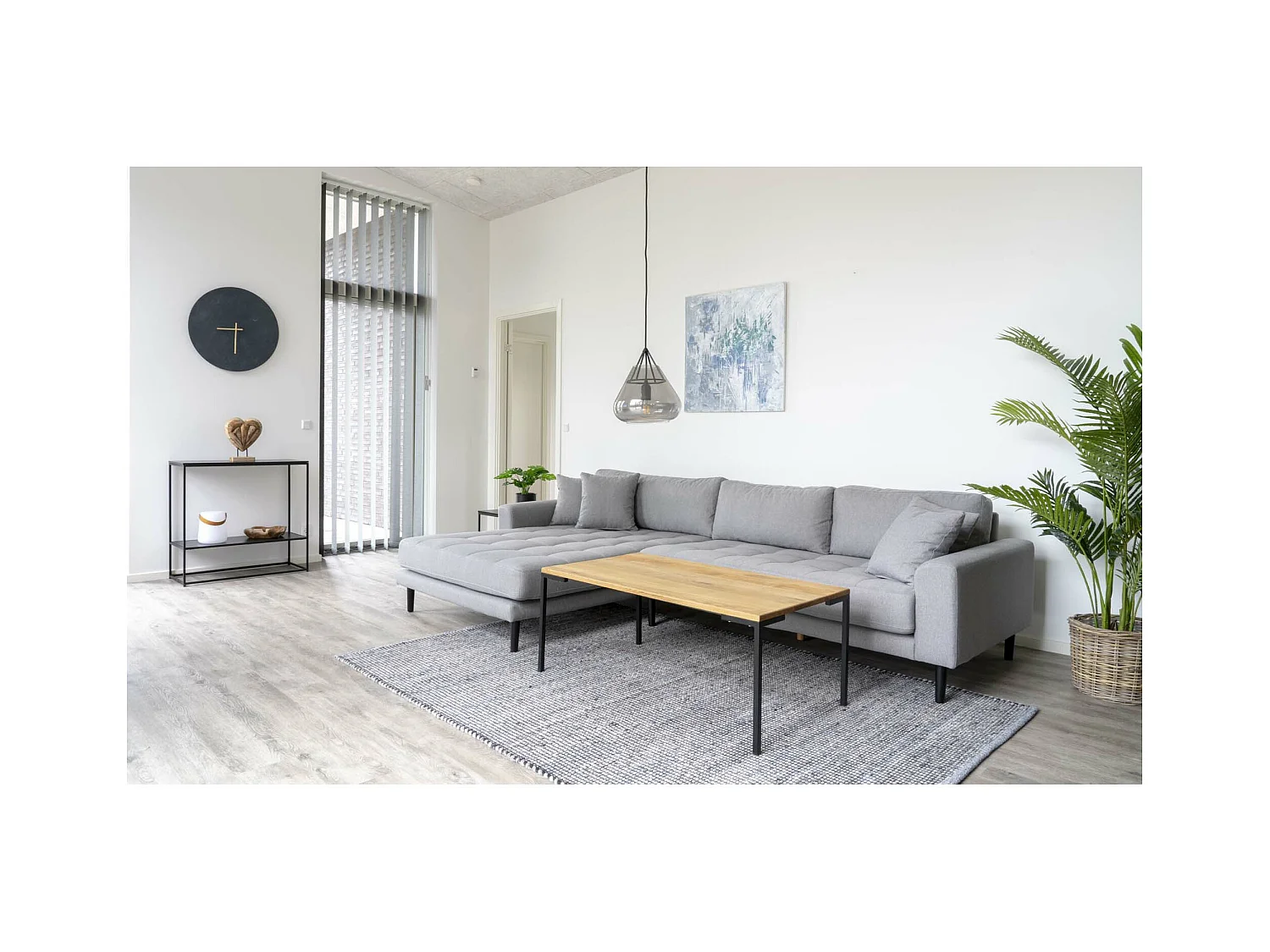 Lugano Table basse 110x60 cm, chêne huilé.