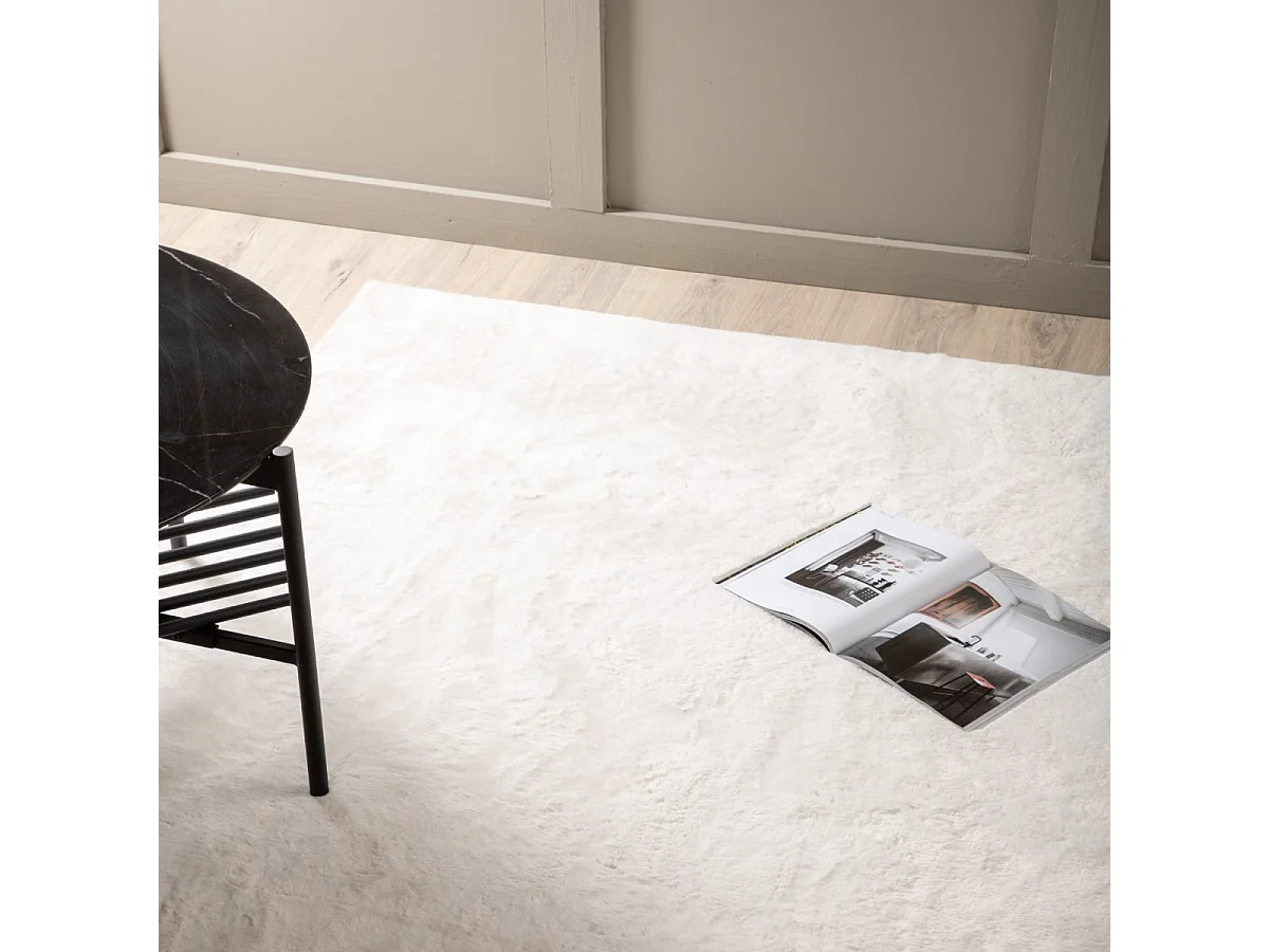 Tapis Design "Nina" 160x230cm Blanc