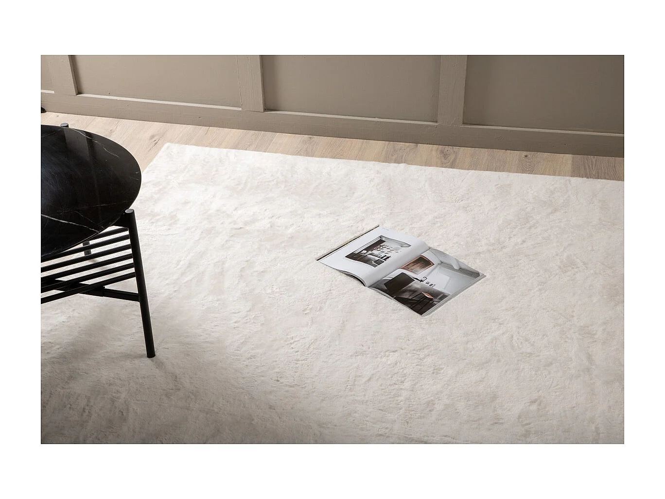 Tapis Design "Nina" 160x230cm Blanc