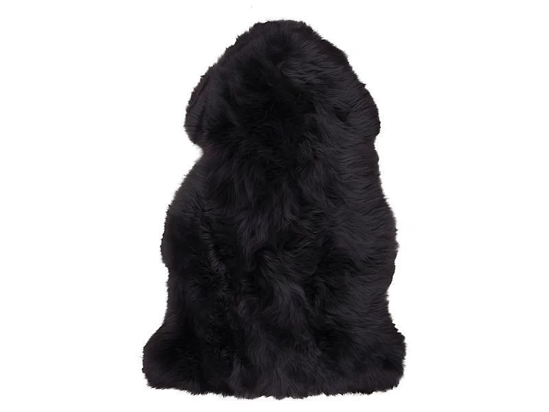 Lipo echt lamsvel, zwart.