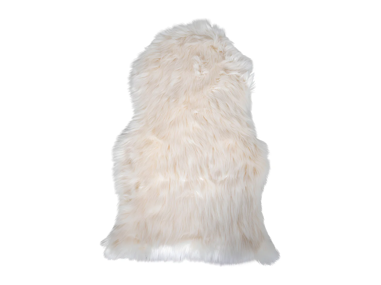 Laila Imitation peau de mouton 50x85 cm, teinte naturelle.