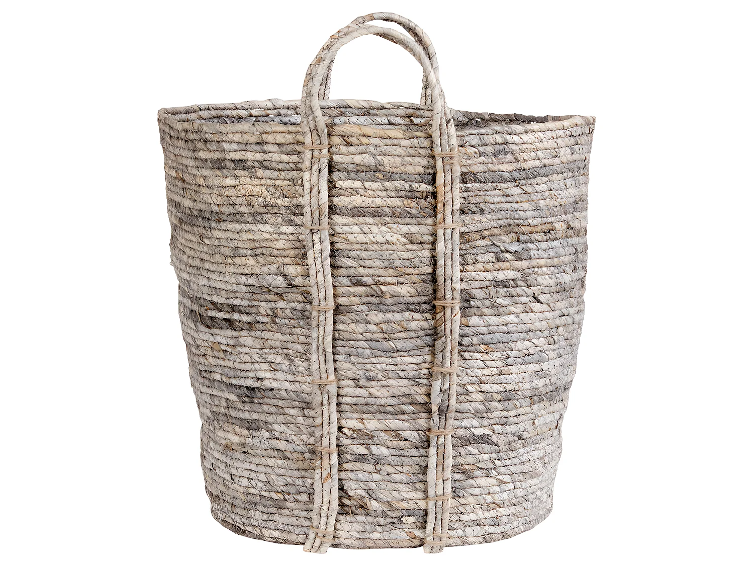 Usir Korb rund, grau.
