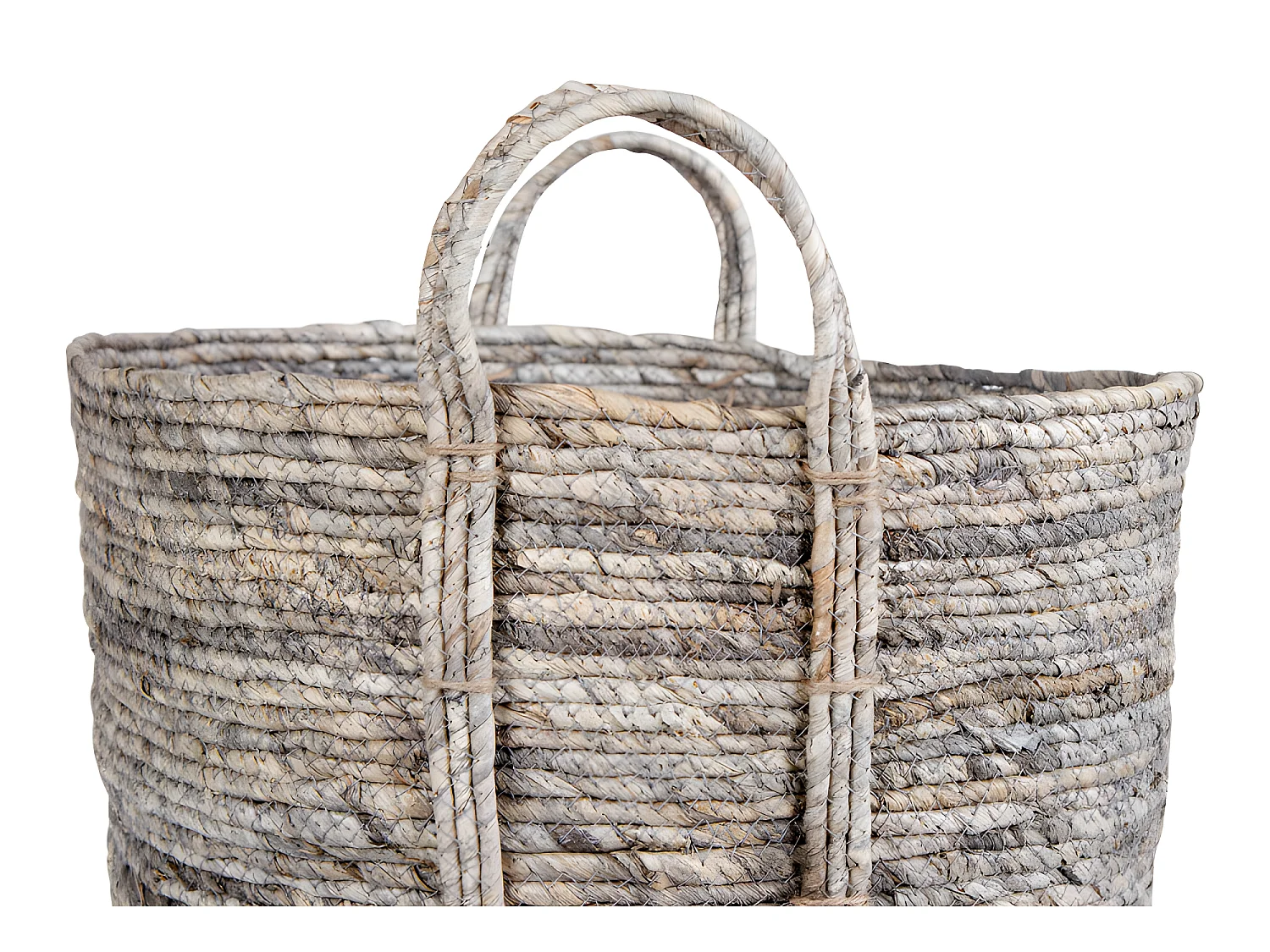 Usir Korb rund, grau.