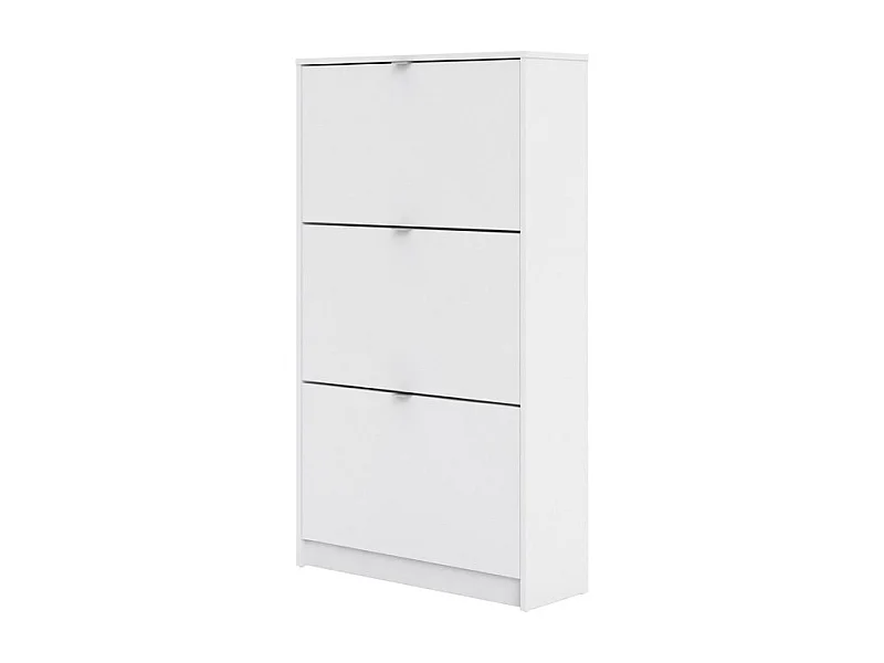 Shane Schuhschrank 3 Klapptüren 2R  weiss.